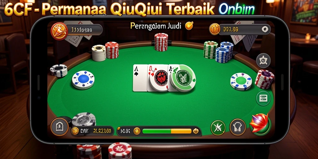 Tangkapan layar utama menampilkan gameplay seru QiuQiu.