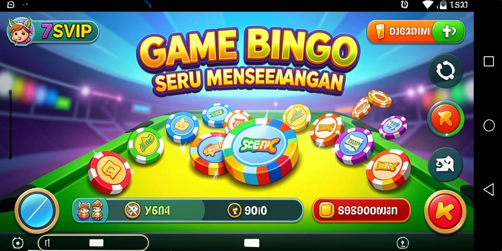Tampilan gameplay Bingo yang seru dan interaktif di 7SVIP.