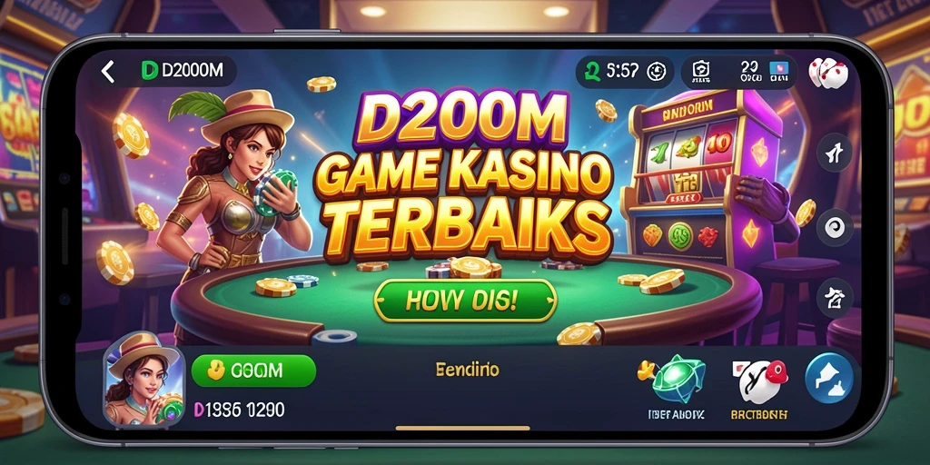 Tampilan gameplay <strong>D200M</strong> yang mendebarkan dengan berbagai permainan kasino.
