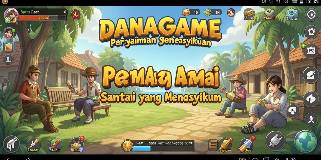 Menampilkan gameplay seru dan menghibur dari DANAGAME.
