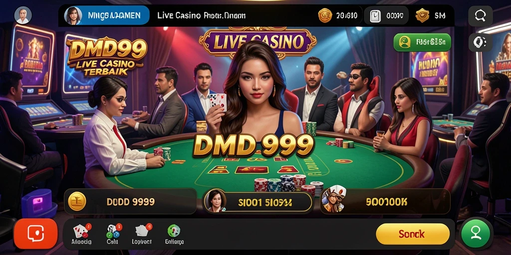 Tampilan gameplay DMD999 yang mengasyikkan dan interaktif.