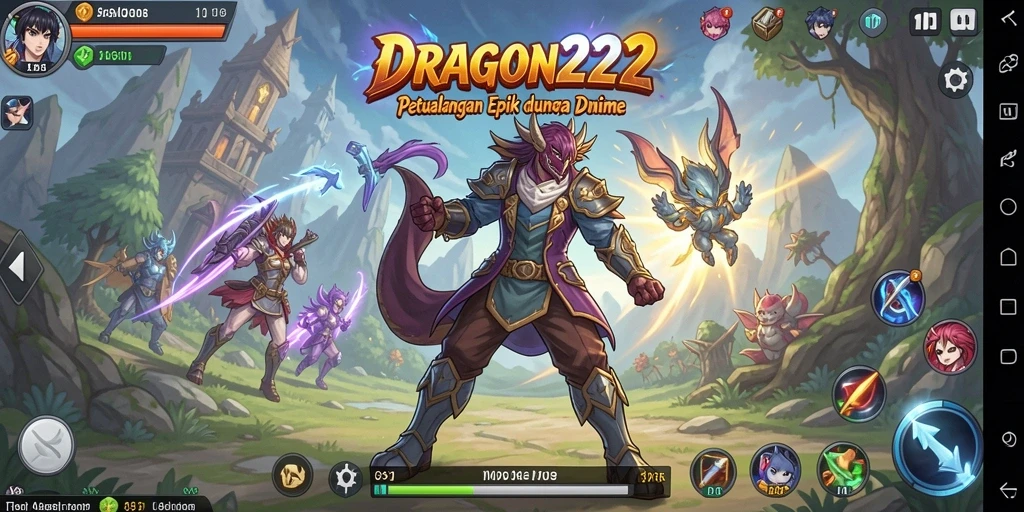 Tampilan gameplay yang memukau di DRAGON222.