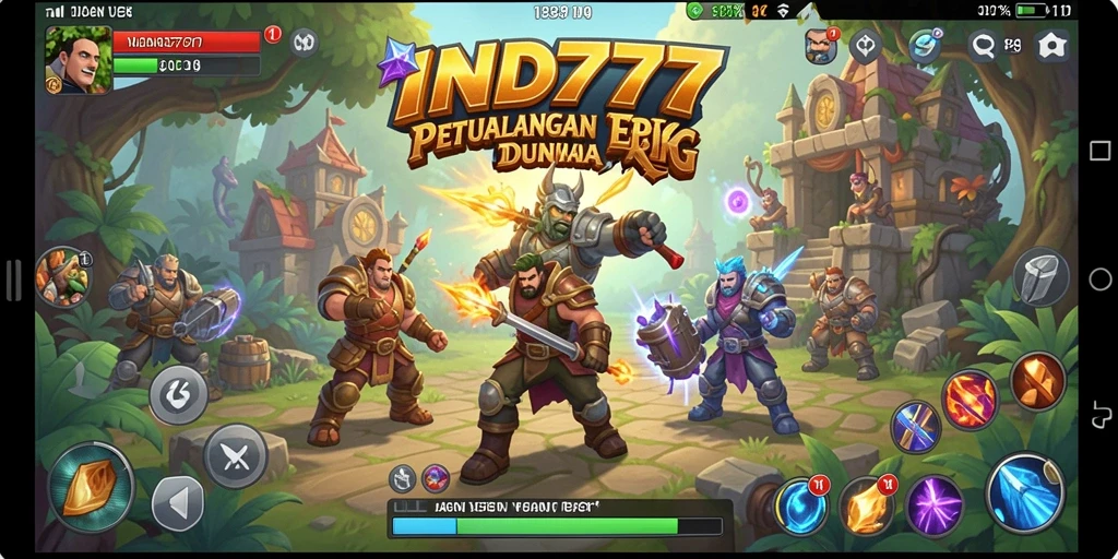 Gameplay mendalam dan seru dalam dunia RPG yang menantang.
