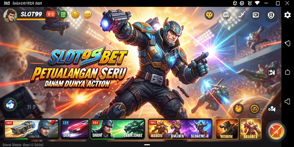 Tampilan gameplay action yang memukau dari SLOT99BET.