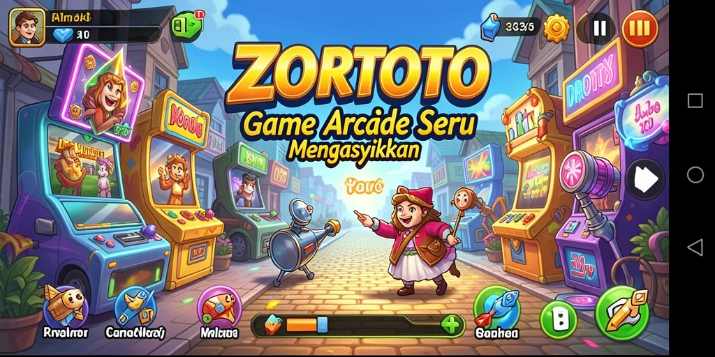 Tampilan seru dalam gameplay ZORTOTO yang menegangkan.